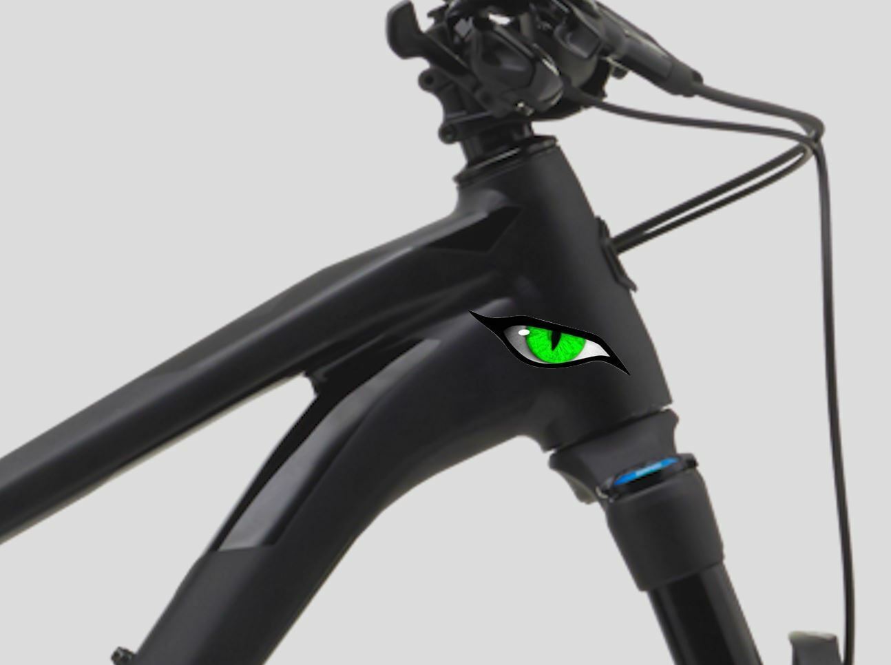 Eyes Augen Fahrrad MTB Motorrad Aufkleber Sticker 4 Stück