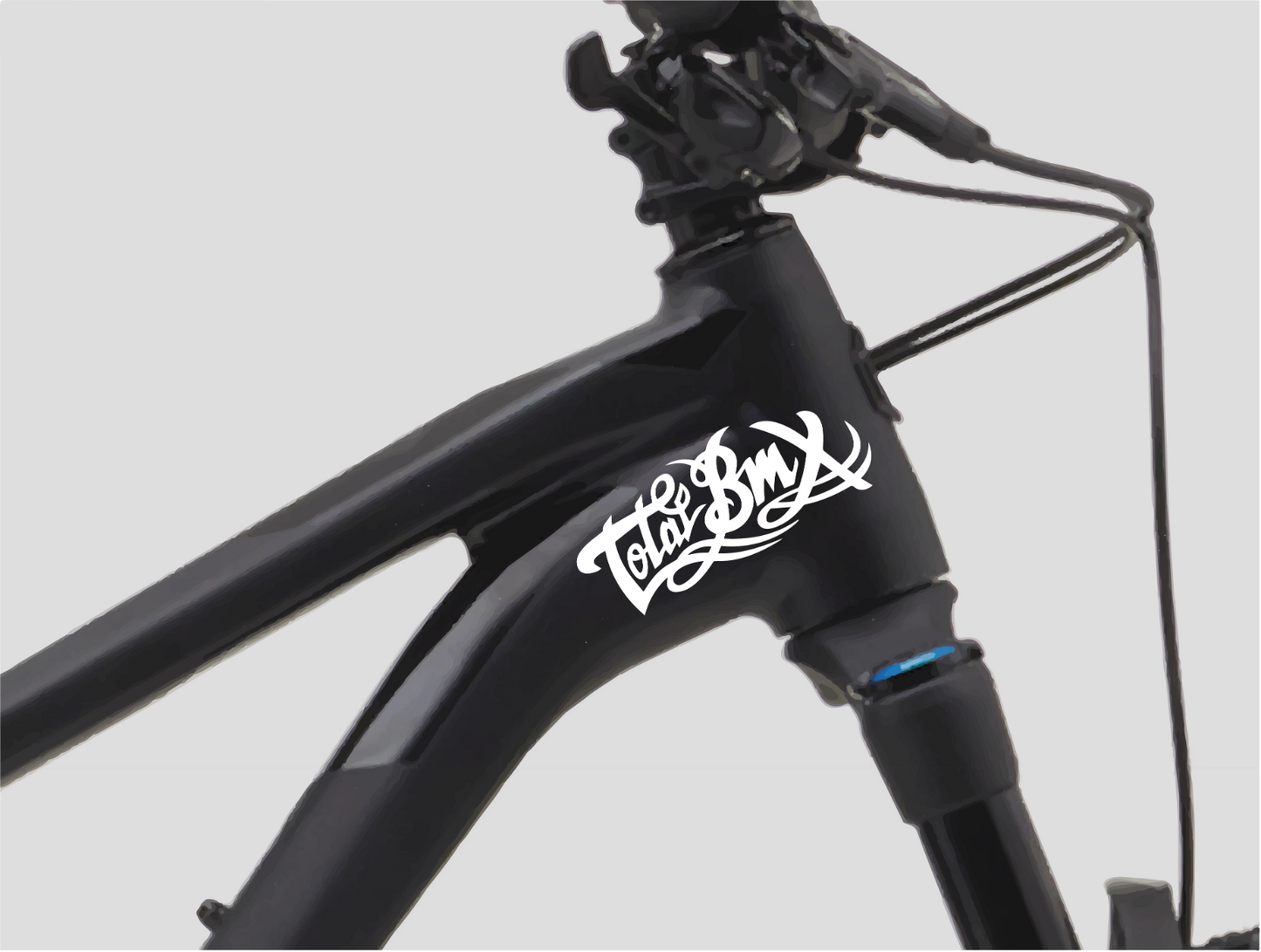 Total BMX Fahrrad MTB Aufkleber Sticker 2 Stk.