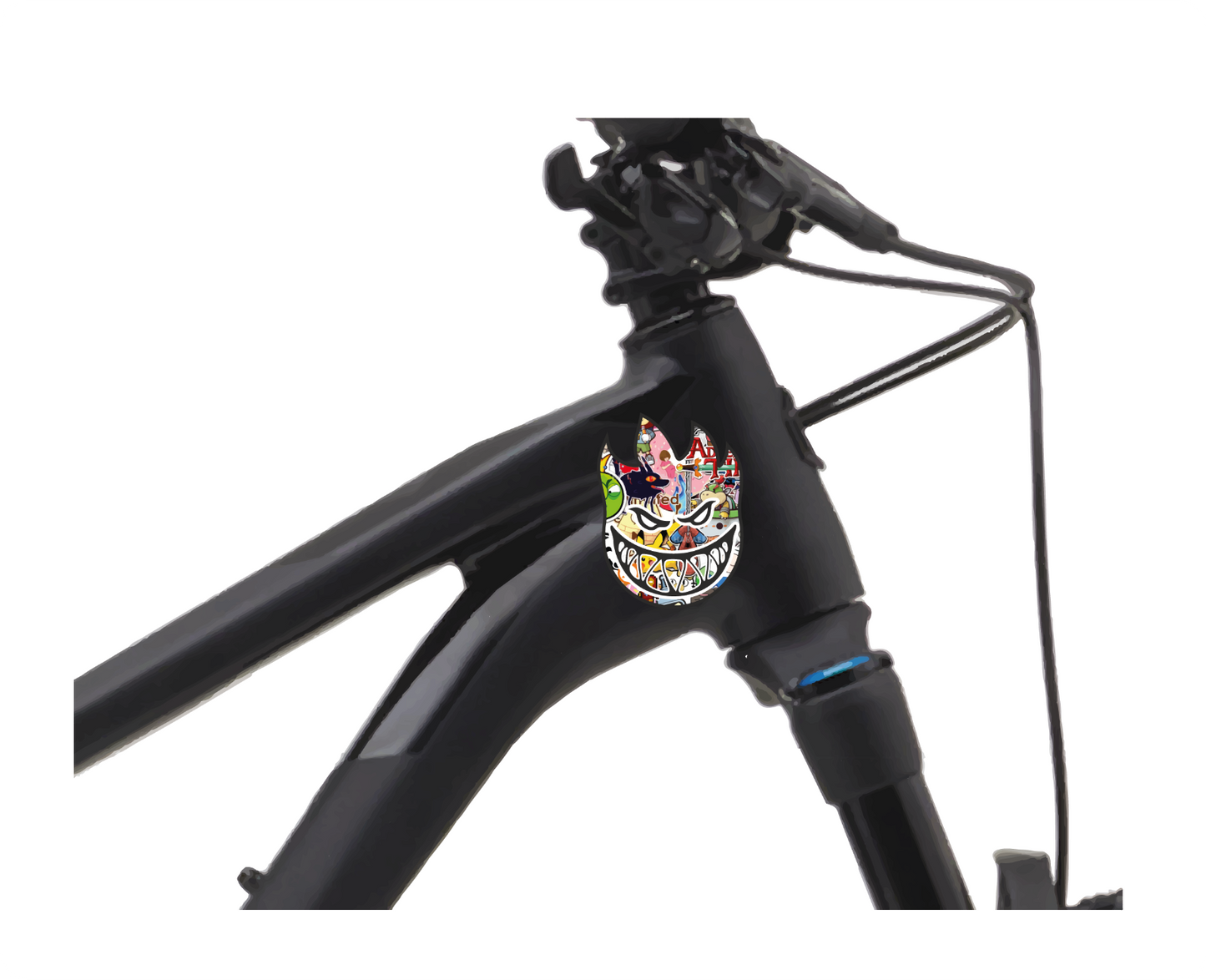 Halloween Fahrrad MTB Motorrad Aufkleber Sticker 4 Stk.