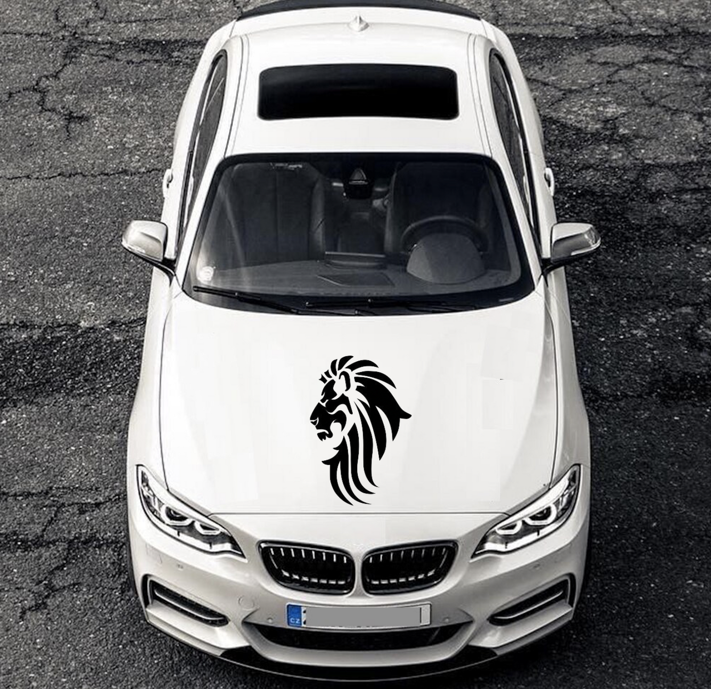 Löwe Lion Motorhaube Auto Styling Tuning Aufkleber Sticker