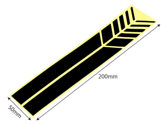 Streifen Seiten Spiegel Sport Tuning Auto Aufkleber Sticker Set