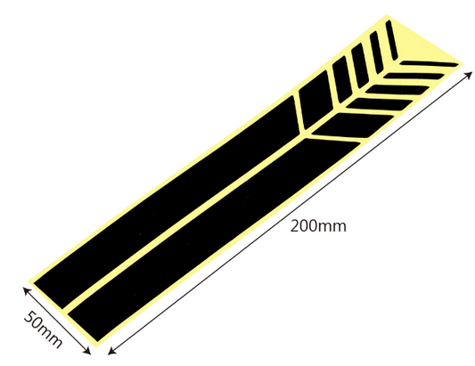 Streifen Seiten Spiegel Sport Tuning Auto Aufkleber Sticker Set