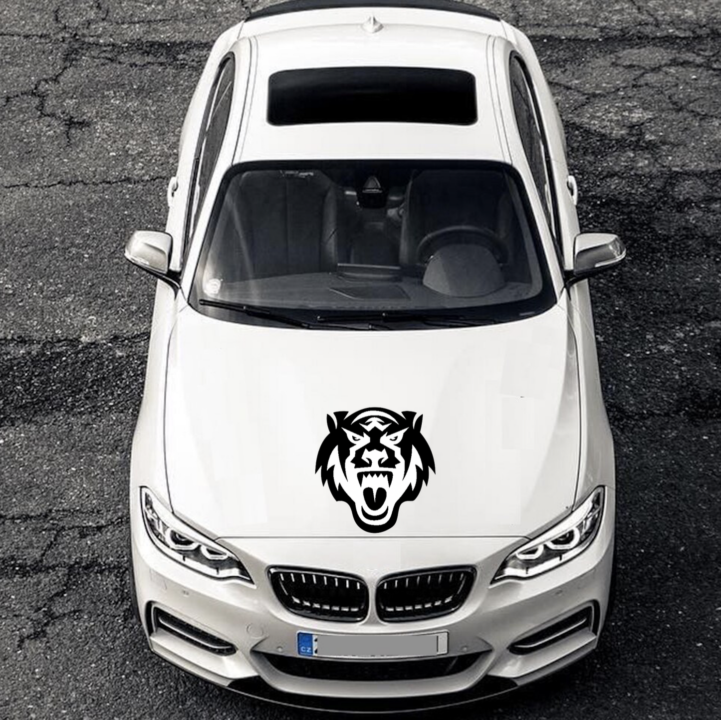 Wild Tiger Motorhaube Auto Styling Tuning Aufkleber Sticker