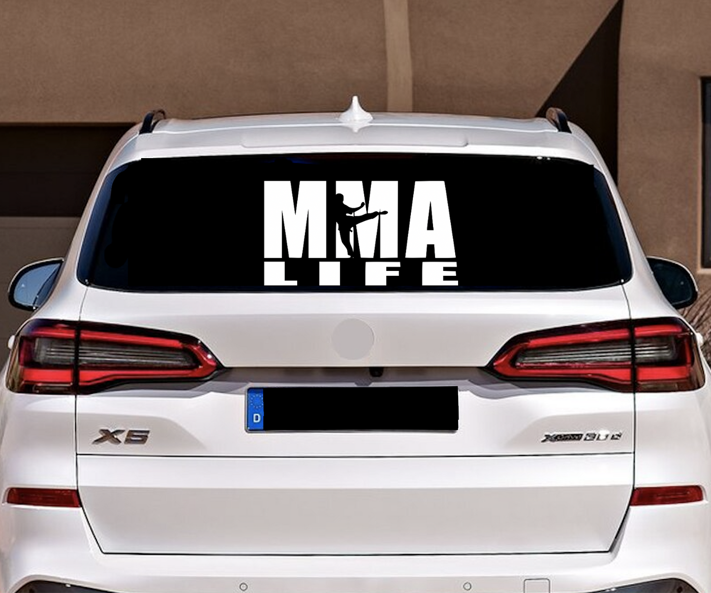 MMA is Life UFC Sport Heckscheibe Auto Styling Tuning Aufkleber Sticker