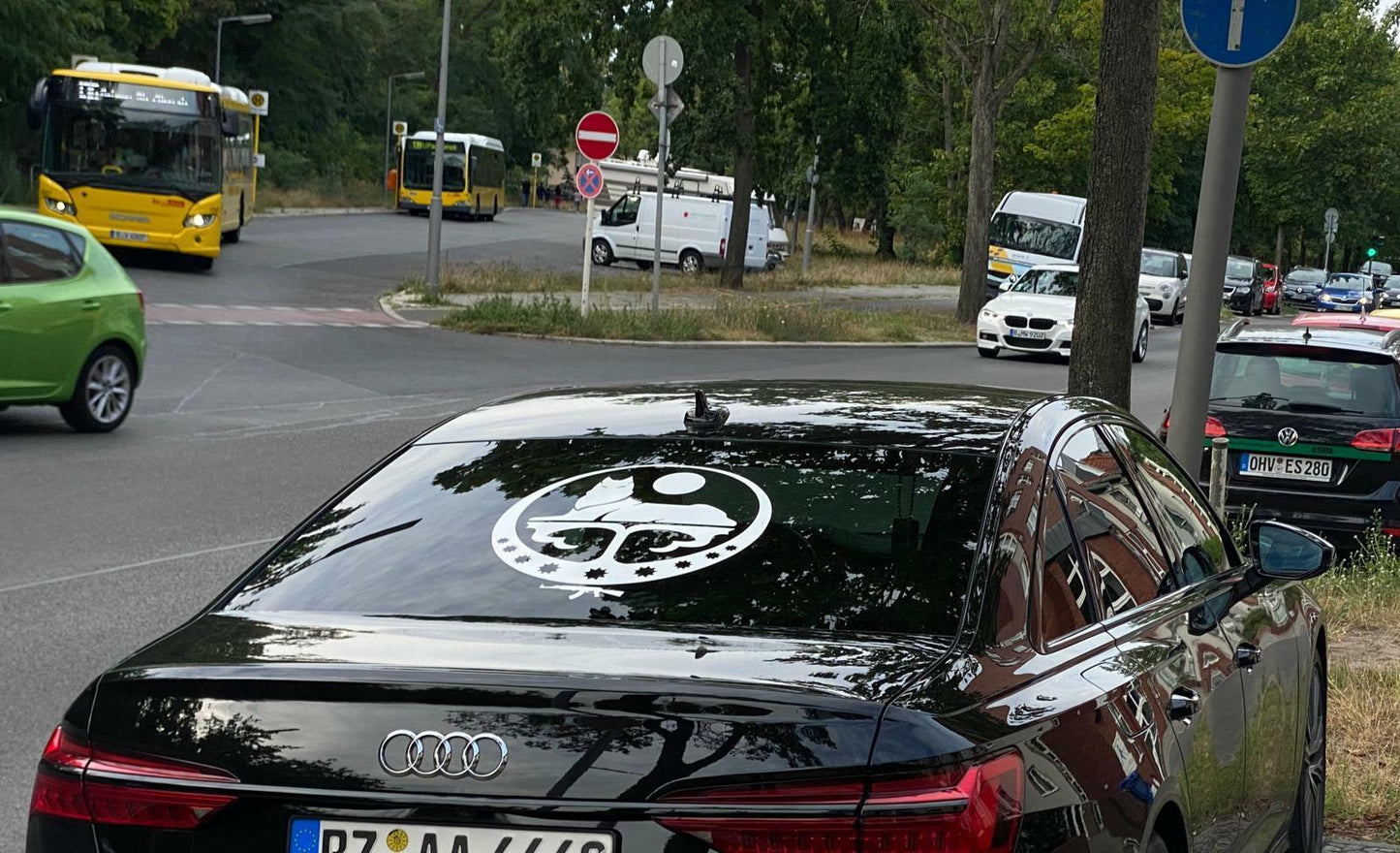 Wolf Chechnya Motorhaube Heckscheibe Auto Styling Tuning Aufkleber Sticker