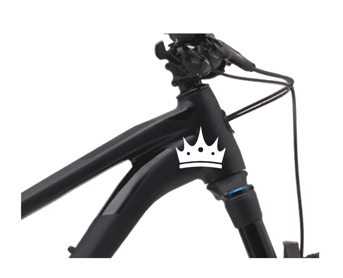 Krone Fahrrad MTB Aufkleber Sticker 4 Stk.