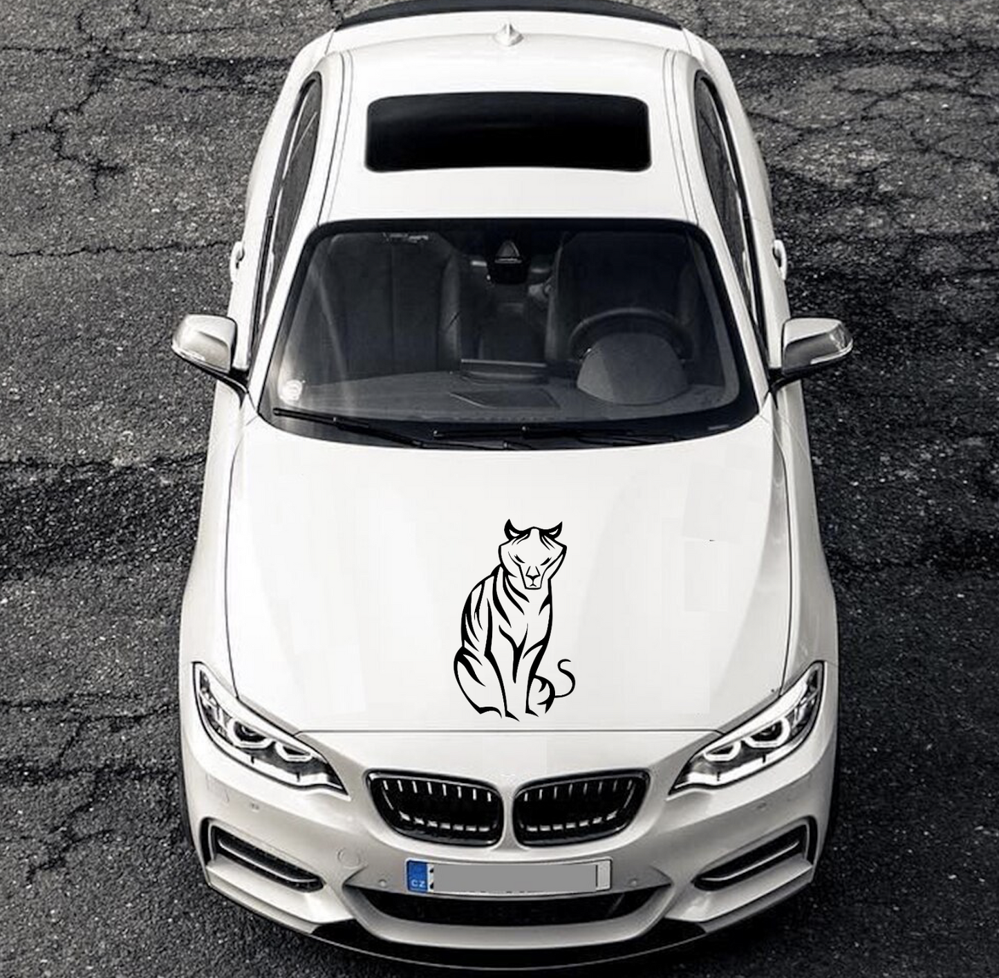 Tiger Motorhaube Auto Styling Tuning Aufkleber Sticker