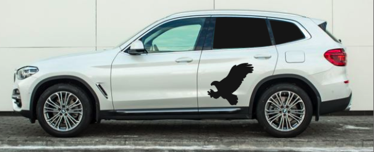 Adler Türen Motorhaube Heckscheibe Auto Aufkleber Styling Sticker