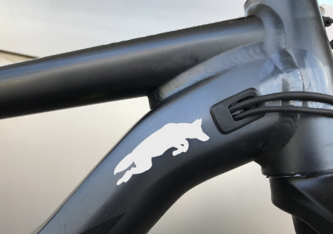 Coyote Kojote Fahrrad MTB Aufkleber Sticker 2 Stk.