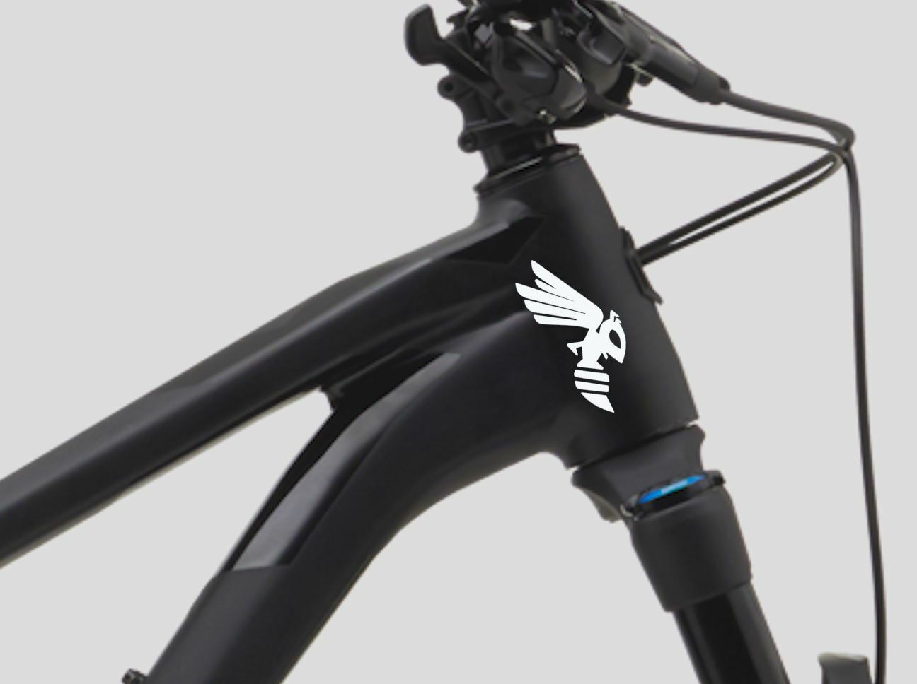 Wespe Fahrrad MTB Aufkleber Sticker 2 Stk.