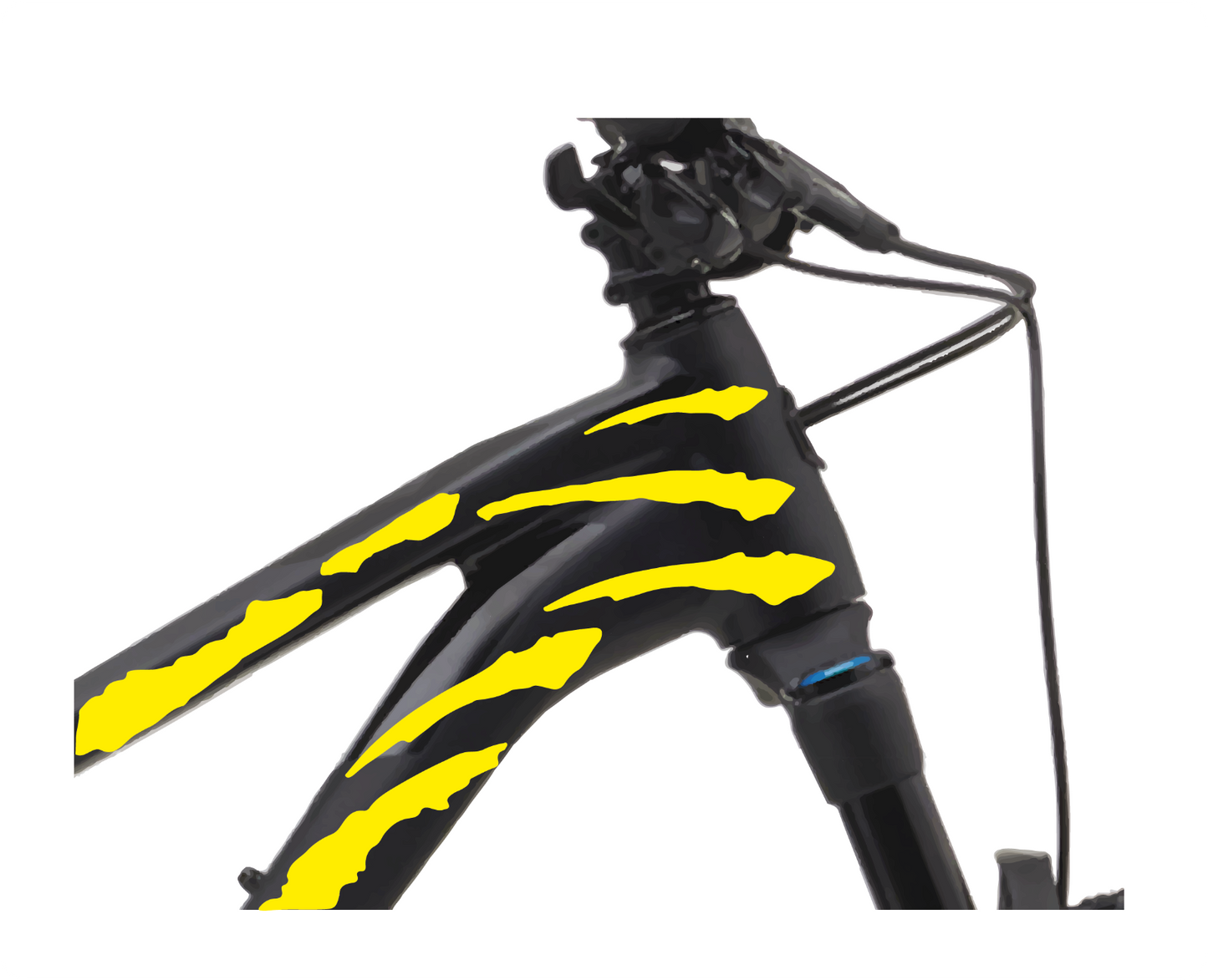 Kralle Krallen Fahrrad MTB Aufkleber Sticker Set