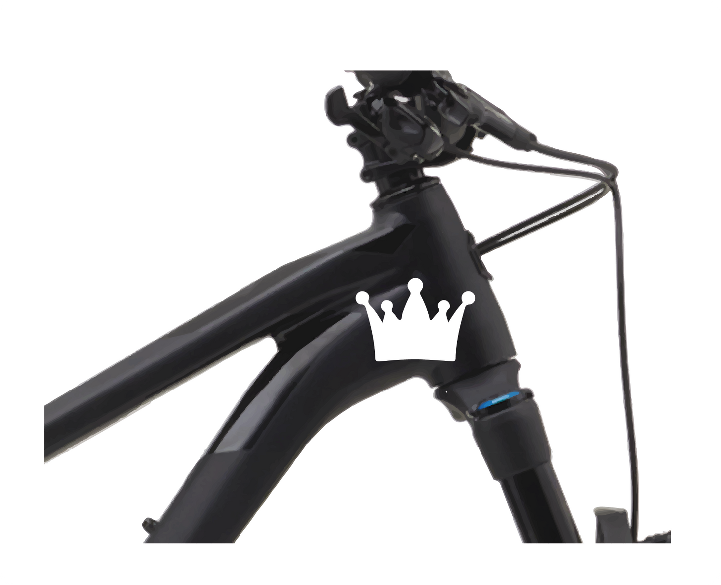 Krone Fahrrad MTB Aufkleber Sticker 4 Stk.