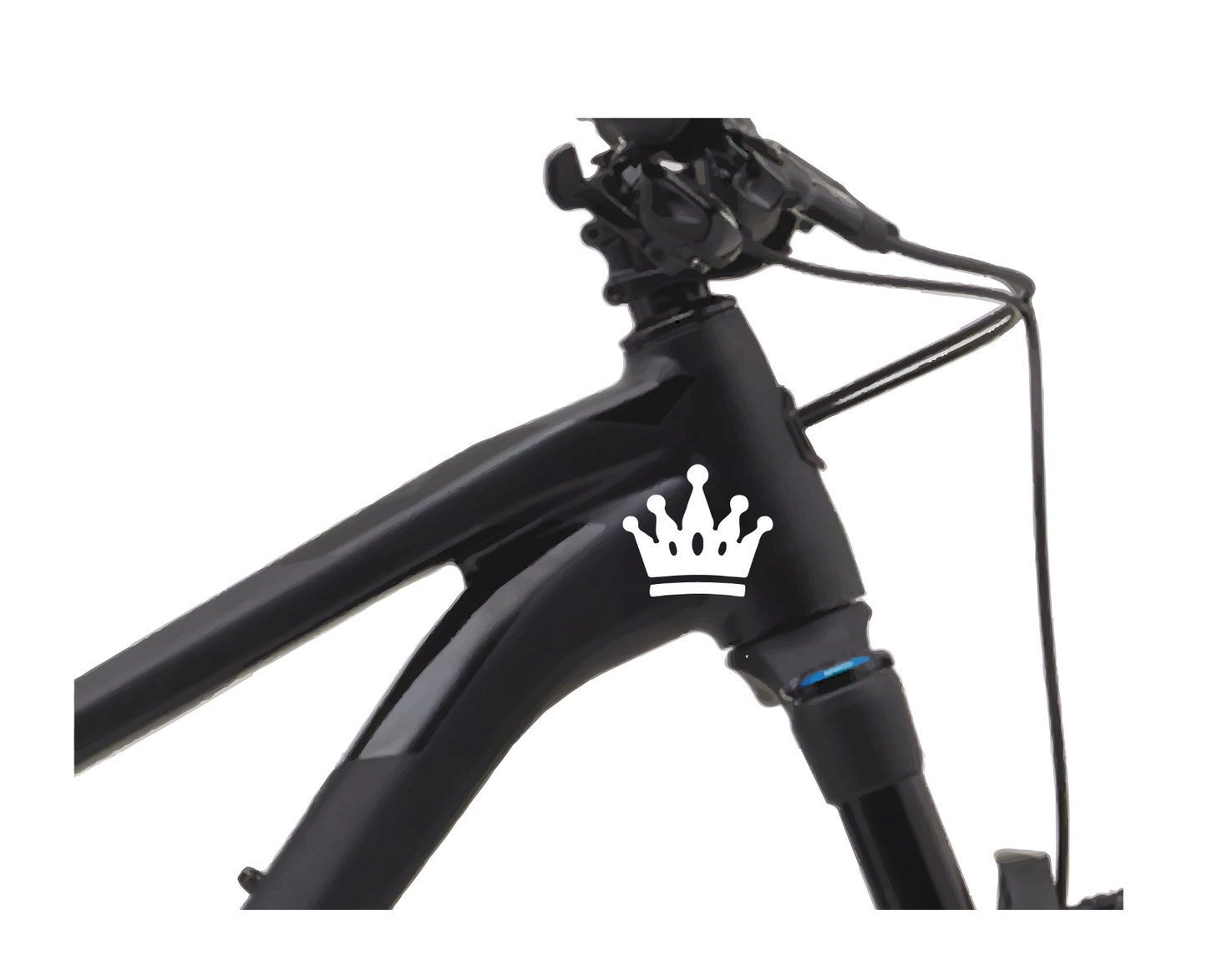 Krone Fahrrad MTB Aufkleber Sticker 4 Stk.