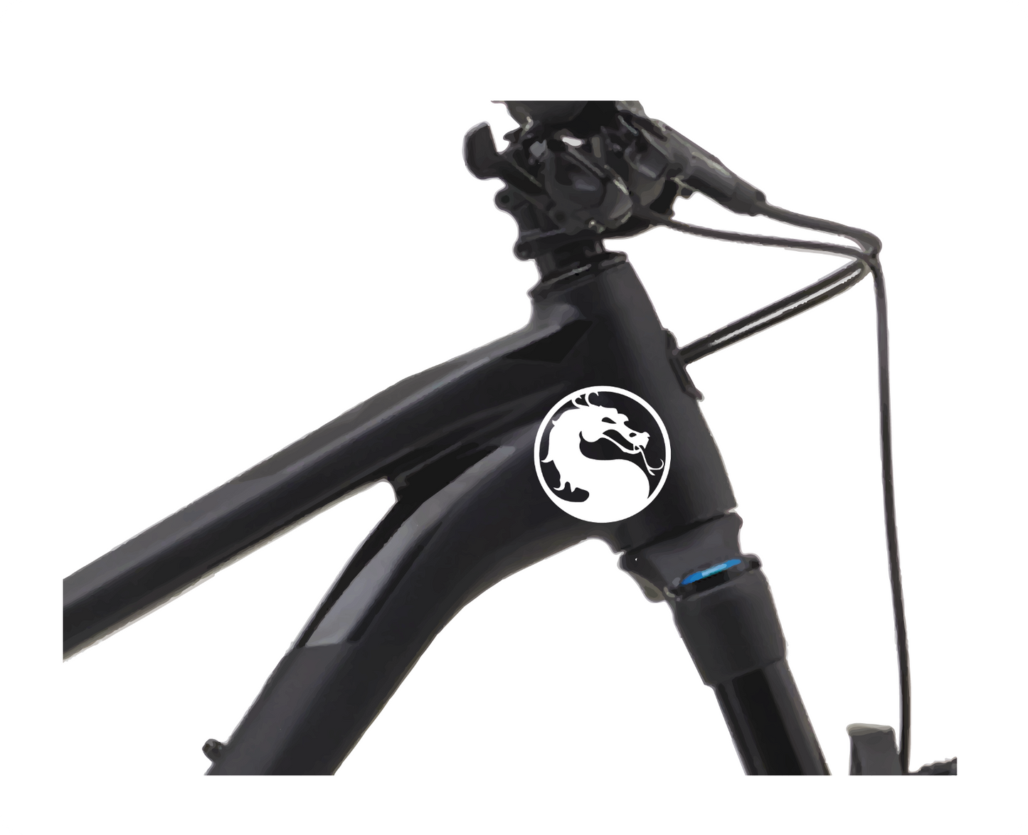 Mortal Combat Fahrrad MTB Aufkleber Sticker 2 Stk.