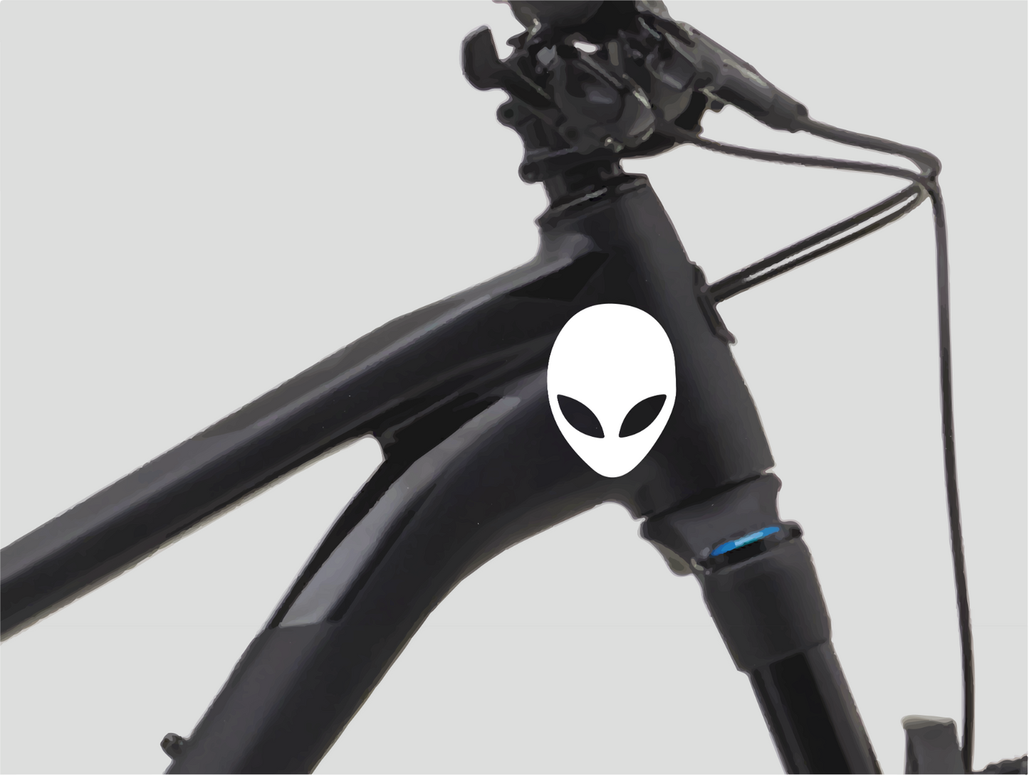 Alien Fahrrad MTB Aufkleber Sticker 4 Stk.