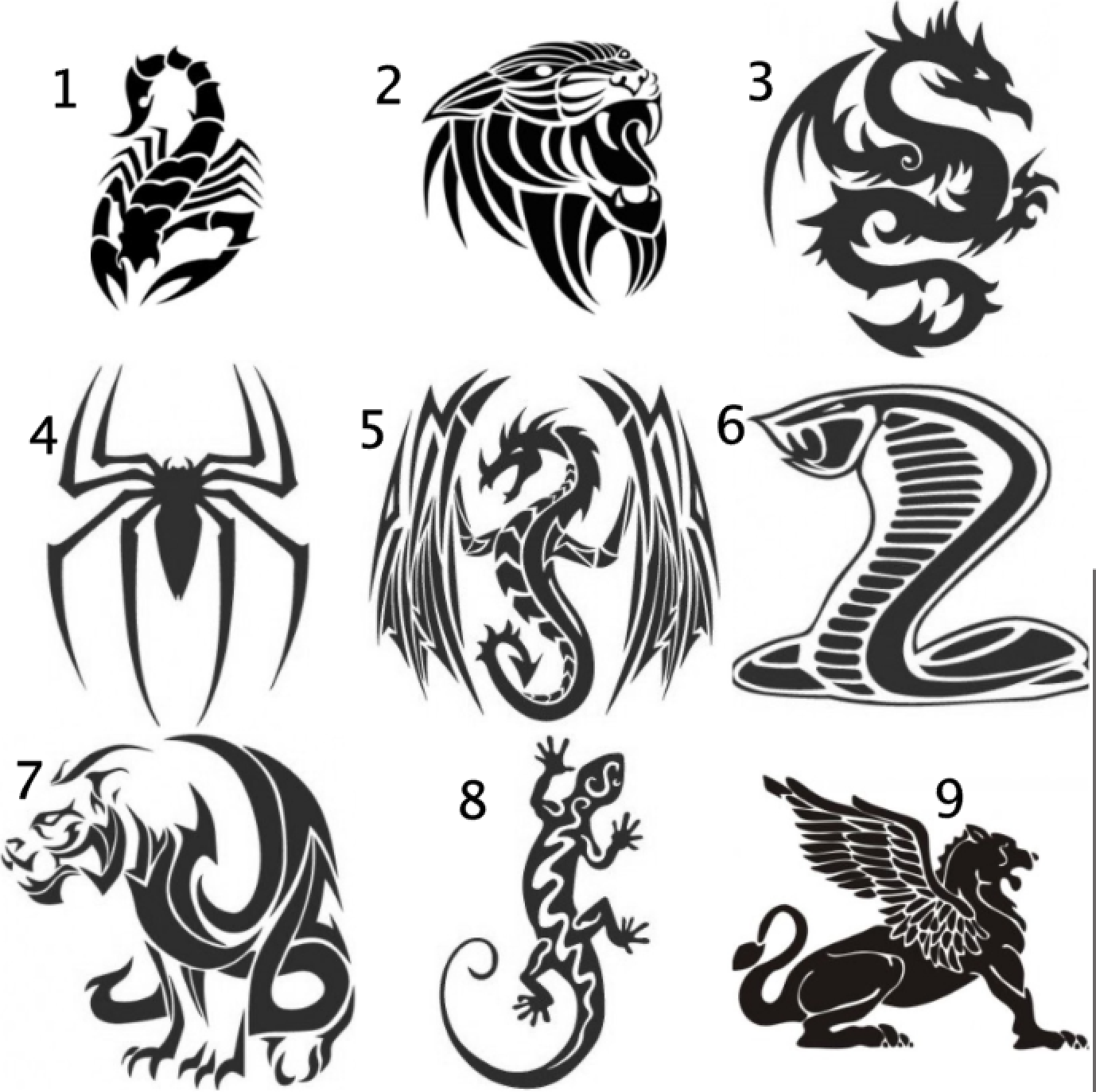 Tiere Cobra Schlange Dragon Skorpion Gecko Auto Styling Aufkleber Sticker