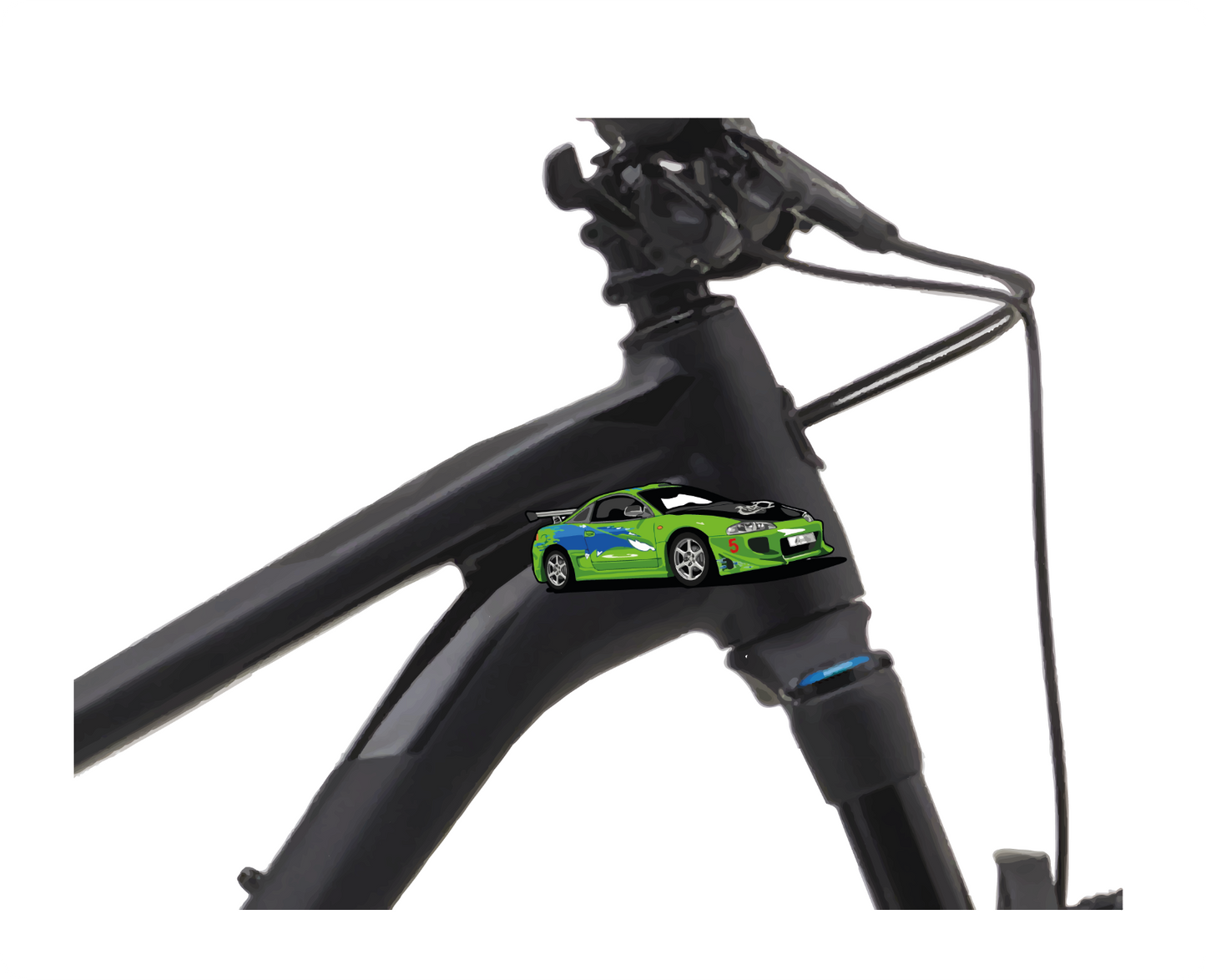 the fast and the furios Fahrrad MTB Motorrad Aufkleber Sticker 4 Stück