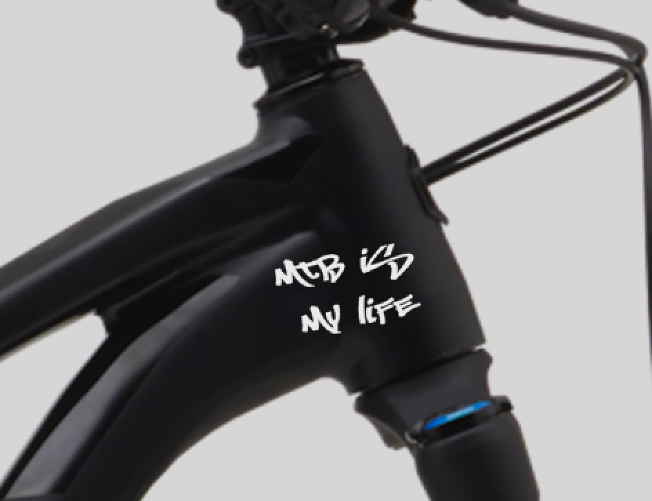 MTB IS MY LIFE Fahrrad MTB Aufkleber Sticker 2 Stk.