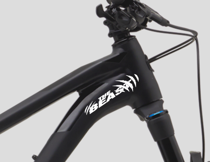 The Beast Fahrrad MTB Aufkleber Sticker 2 Stk.