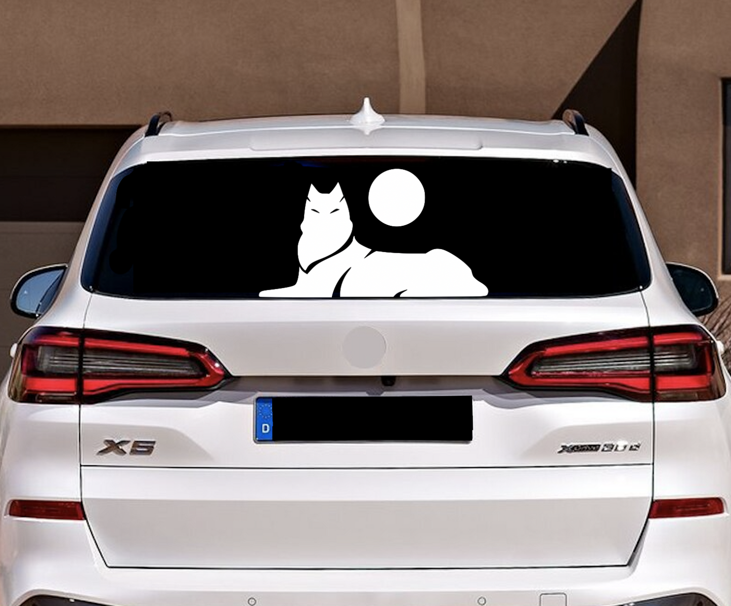 Wolf Tschetschenien Chechnya Heckscheibe Auto Styling Tuning Aufkleber Sticker