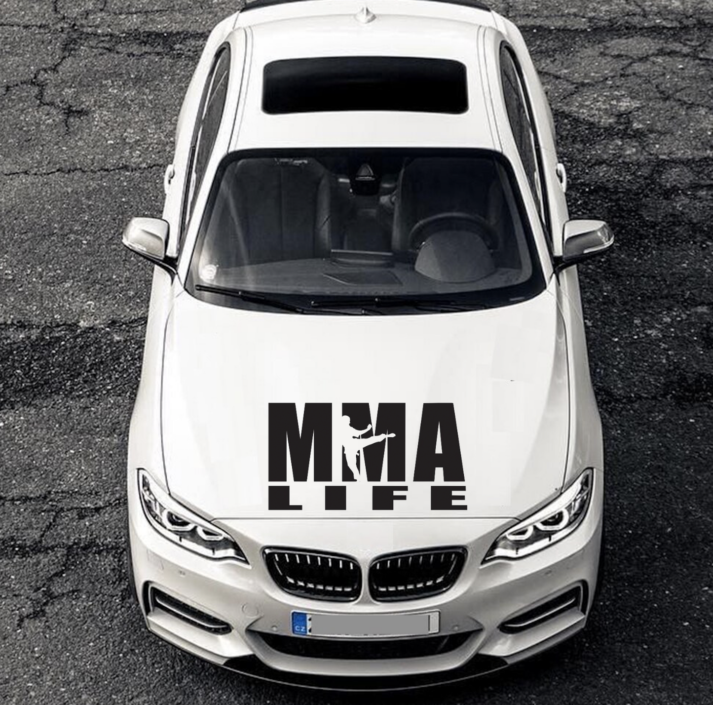 MMA is Life UFC Sport Motorhaube Auto Styling Tuning Aufkleber Sticker