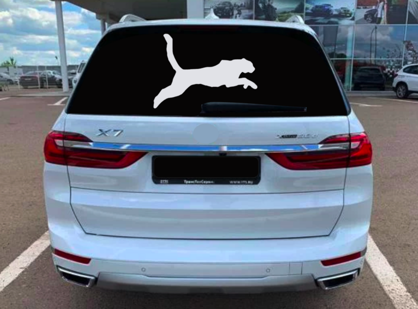 Leopard Heckscheibe Auto Aufkleber Styling Sticker