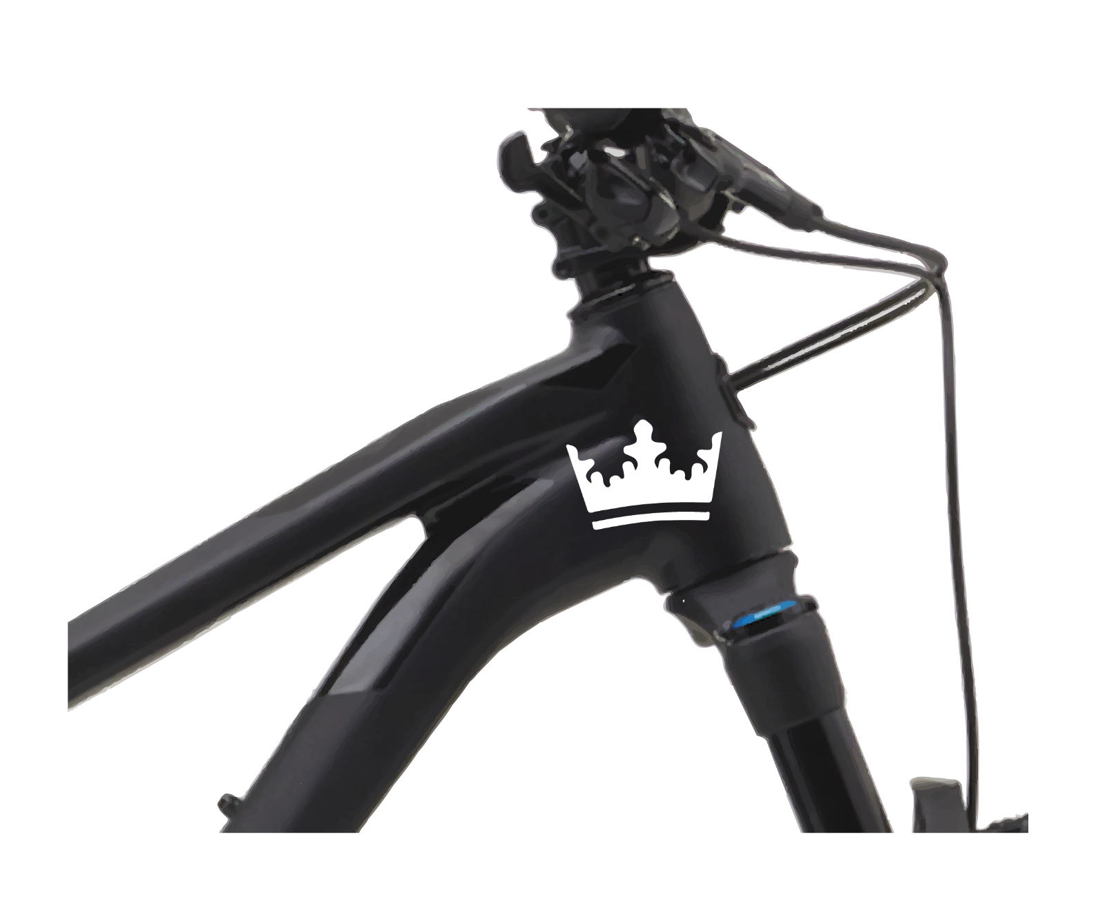 Krone Fahrrad MTB Aufkleber Sticker 4 Stk.