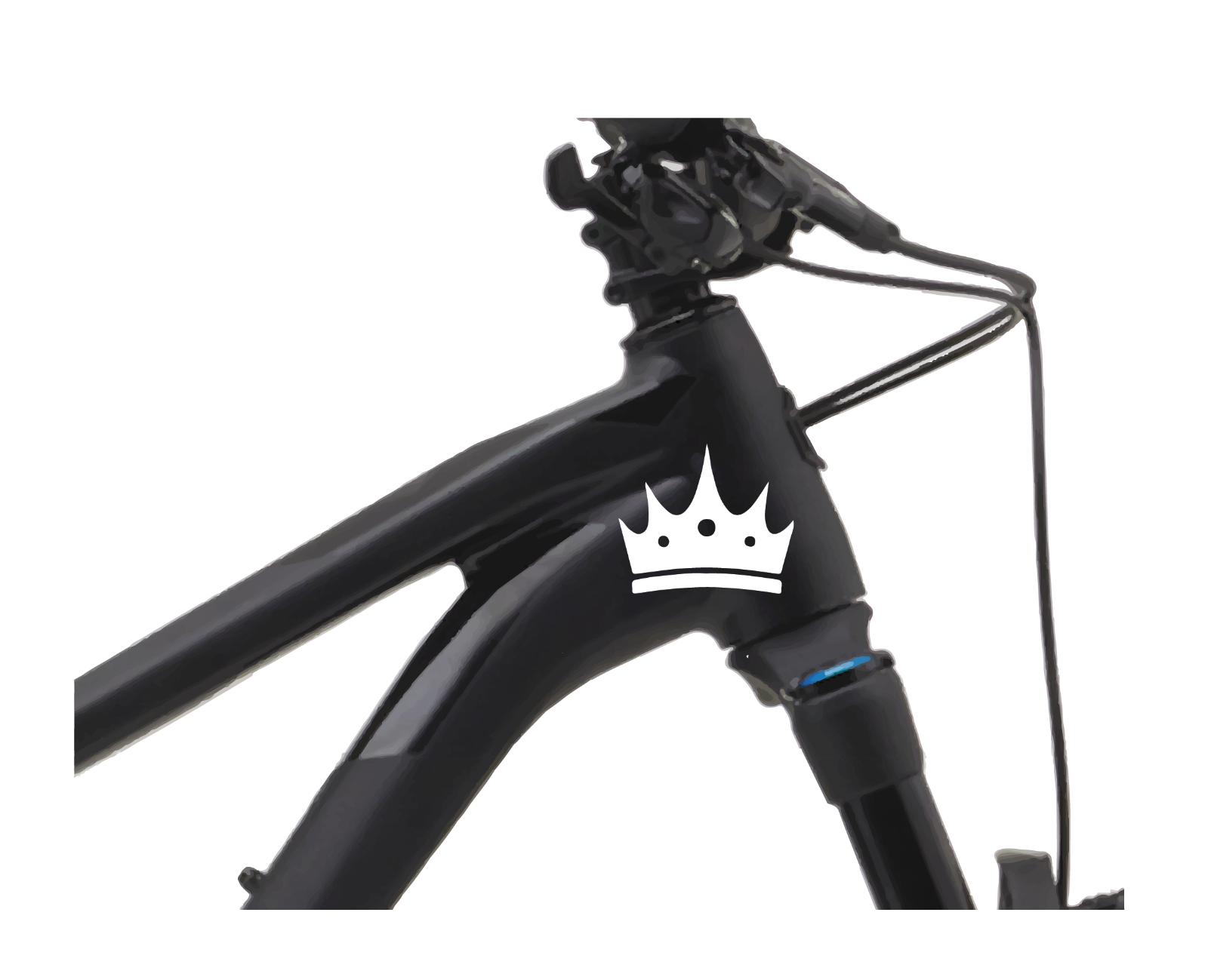 Krone  Fahrrad MTB Aufkleber Sticker 4 Stk.