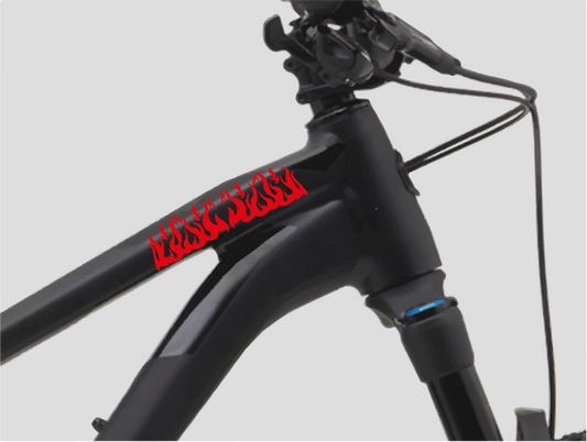Feuer Flamme Fahrrad MTB Aufkleber Sticker 4 Stk.