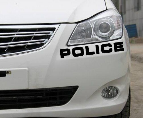 Polizei Police Auto Car Styling Tuning Aufkleber Sticker 2 Stk.