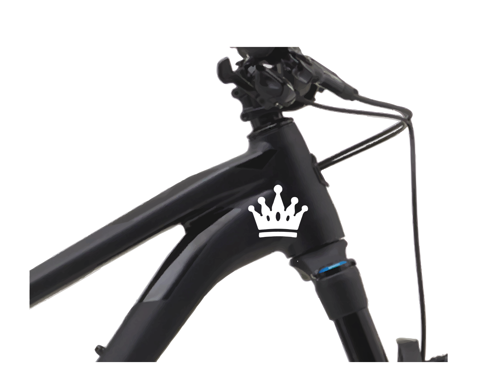 Krone  Fahrrad MTB Aufkleber Sticker 4 Stk.
