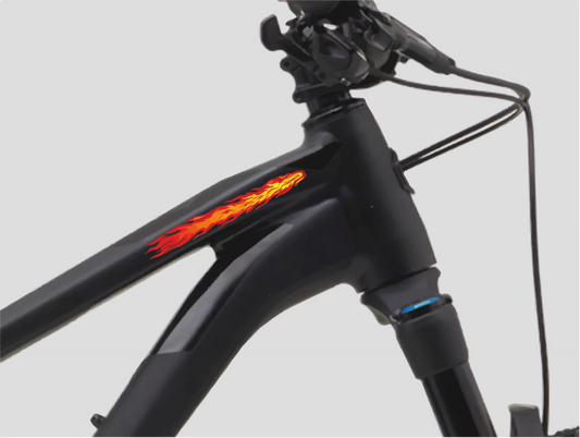Feuer Fahrrad MTB Motorrad Aufkleber Sticker 4 Stück
