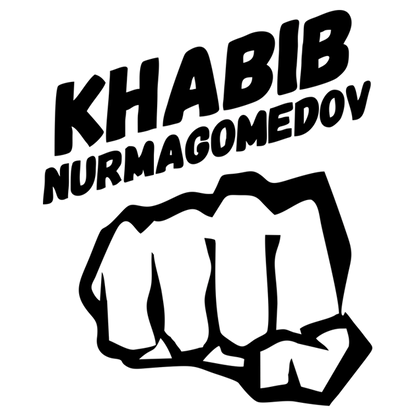 Khabib Nurmagomedov Aufkleber UFC MMA Dagestan Fighter