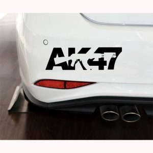 AK 47 Auto Aufkleber